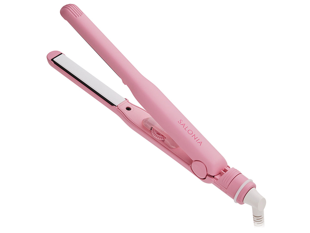 SALONIA �X�g���[�g�w�A�A�C���� 15mm SL-004SPK [�t���b�V���A�b�v�s���N] �̐��i�摜