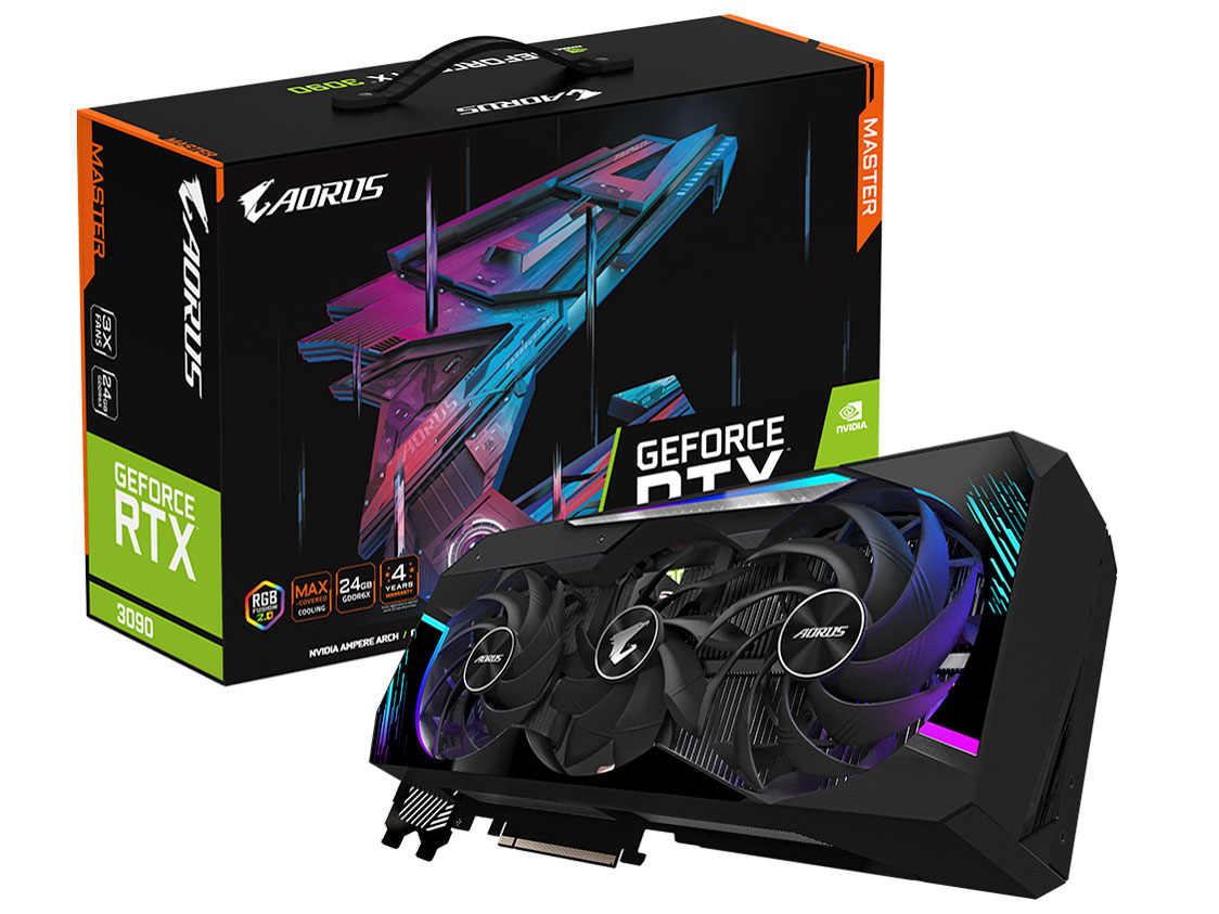 GV-N3090AORUS M-24GD Rev2.0 [PCIExp 24GB] �̐��i�摜