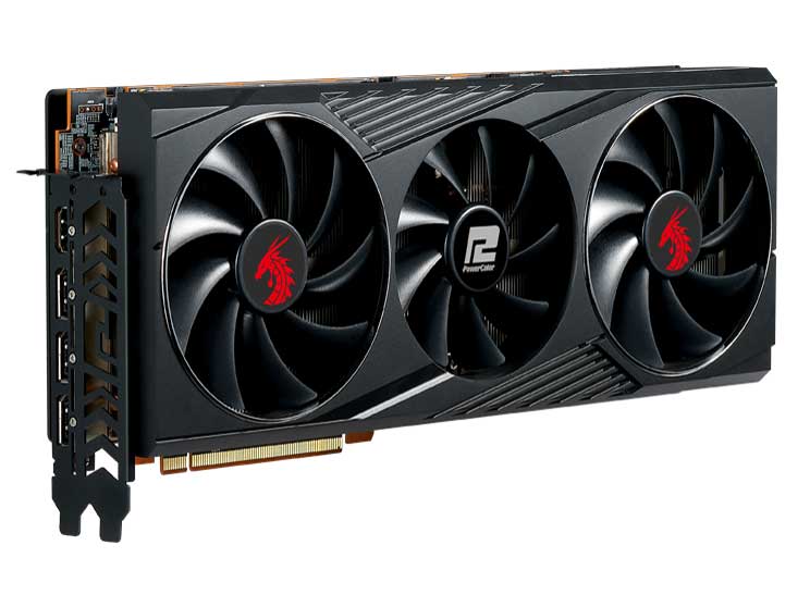 PowerColor Red Dragon AMD Radeon RX 6800 XT AXRX 6800XT 16GBD6-3DHR/OC [PCIExp 16GB]