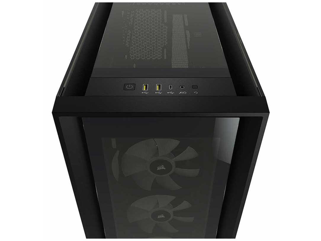 iCUE 5000X RGB Tempered Glass CC-9011212-WW [�u���b�N]