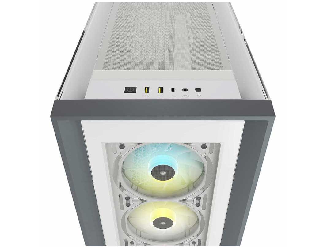 iCUE 5000X RGB Tempered Glass CC-9011213-WW [�z���C�g]