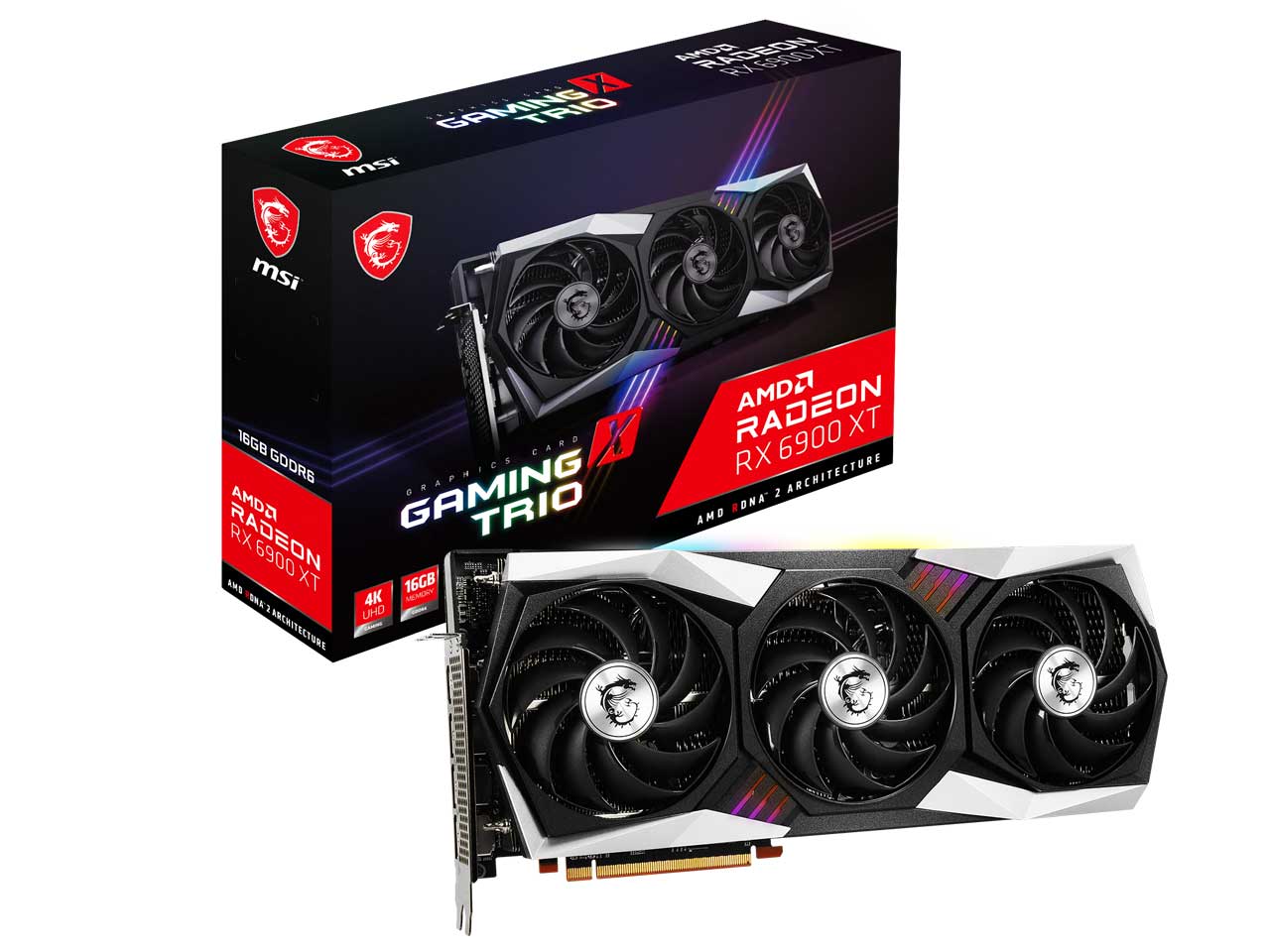 Radeon RX 6900 XT GAMING X TRIO 16G [PCIExp 16GB] �̐��i�摜