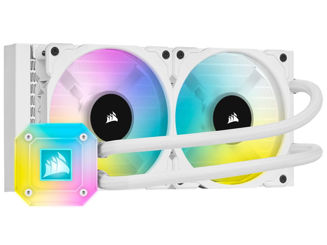 iCUE H100i ELITE CAPELLIX WHITE CW-9060050-WW [�z���C�g] �̐��i�摜