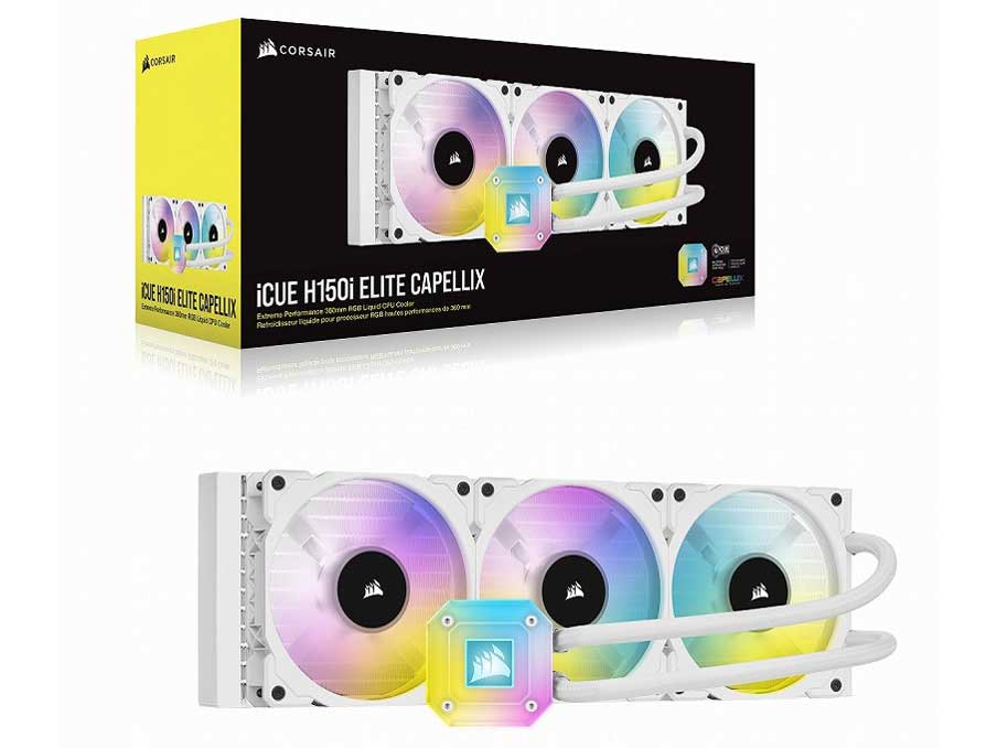 iCUE H150i ELITE CAPELLIX WHITE CW-9060051-WW [�z���C�g]