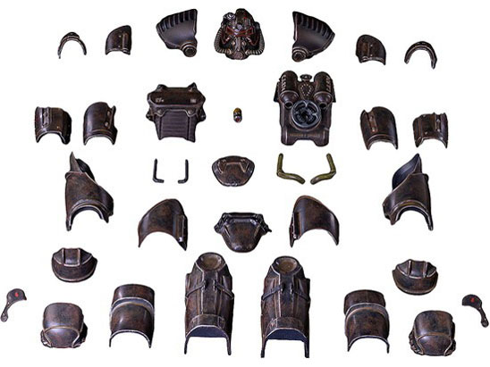 Fallout(�t�H�[���A�E�g) 1/6 T-51 Blackbird Armor Pack(1/6 T-51 �u���b�N�o�[�h�E�A�[�}�[�E�p�b�N) �̐��i�摜