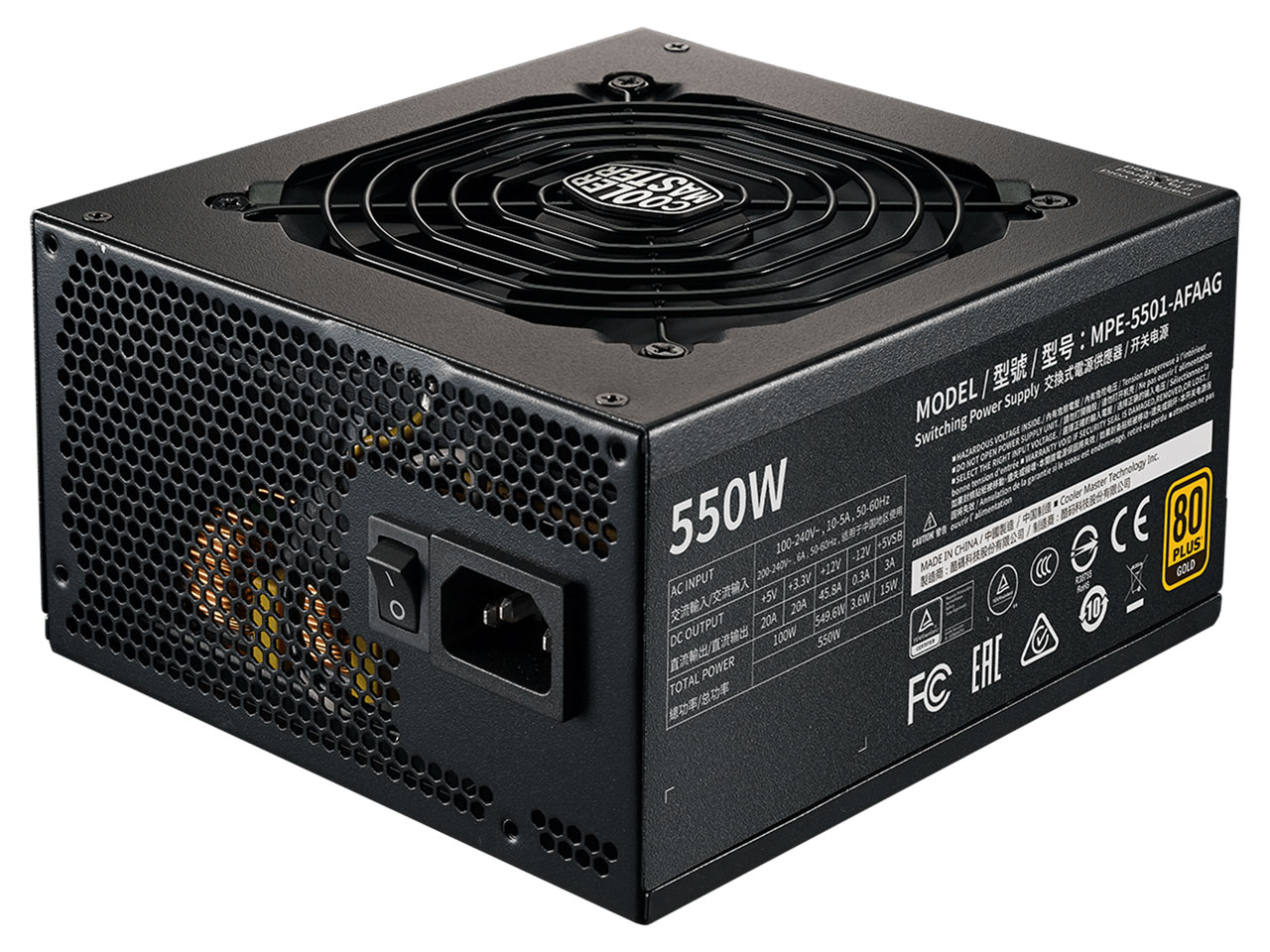 MWE Gold V2 550 Full Modular MPE-5501-AFAAG-JP