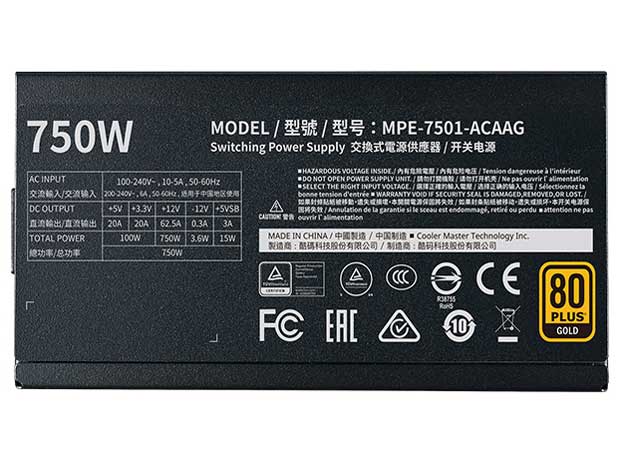 MWE Gold V2 750 Full Modular MPE-7501-AFAAG-JP