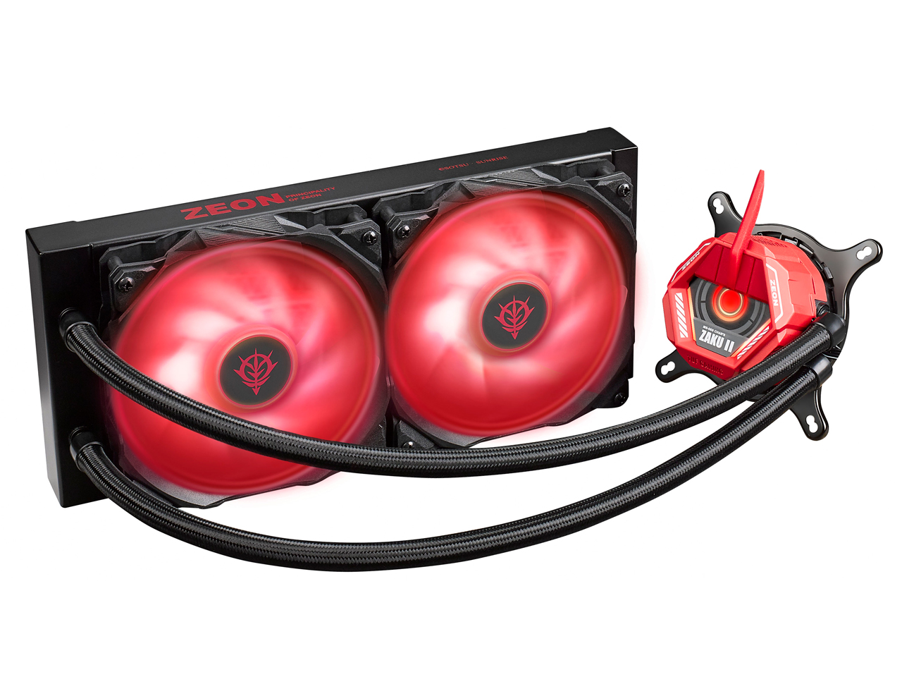 TUF GAMING LC 240 RGB ZAKU II EDITION �̐��i�摜