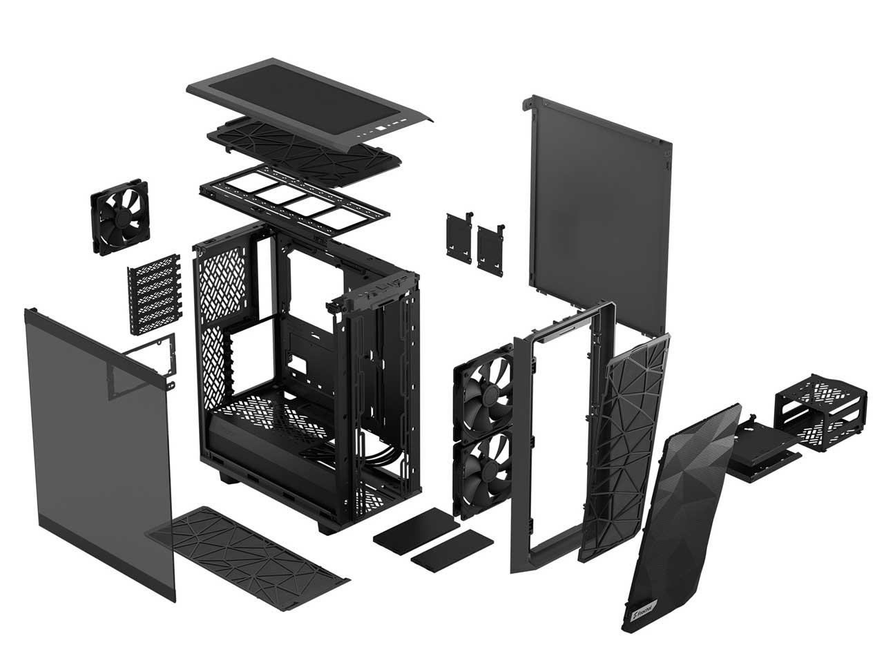 Meshify 2 Compact TG FD-C-MES2C-04 [�O���[/���C�g]