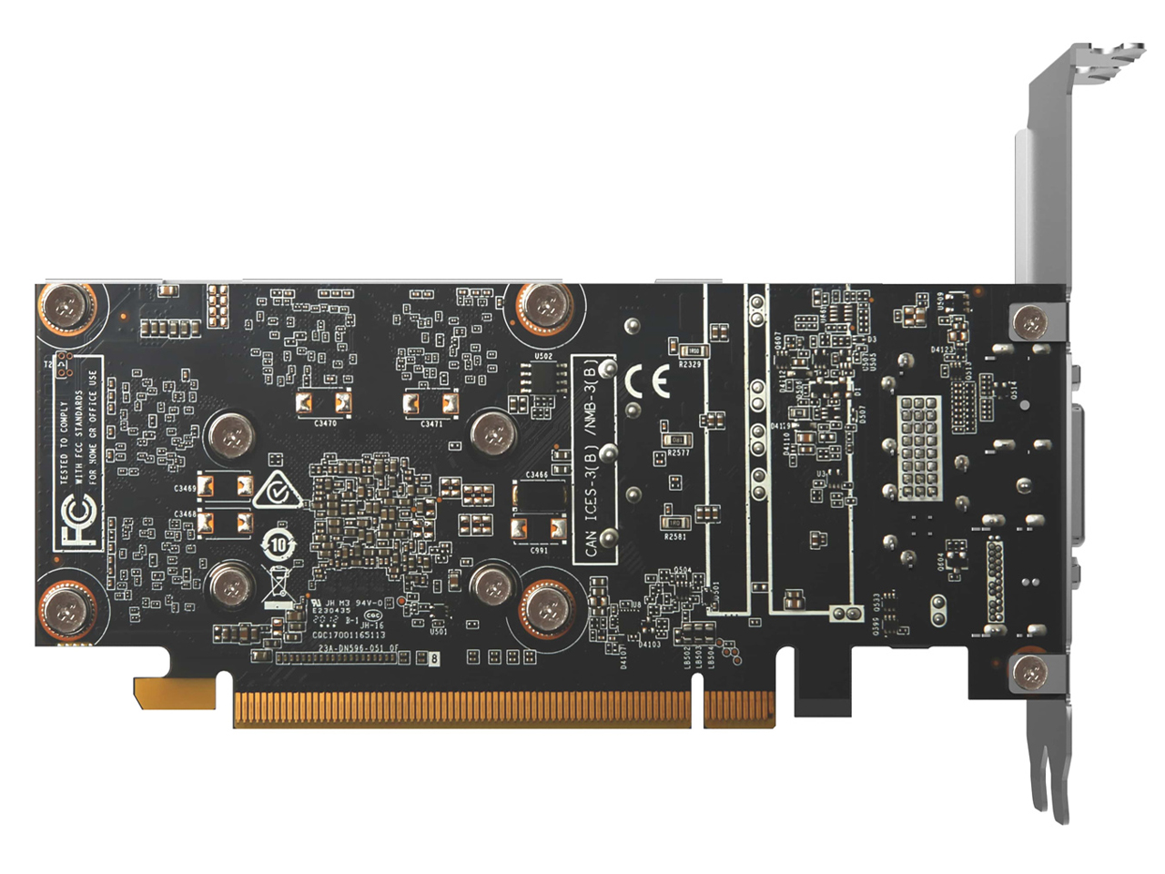 ZOTAC GAMING GeForce GTX 1650 Low Profile GDDR6 ZT-T16520H-10L [PCIExp 4GB]