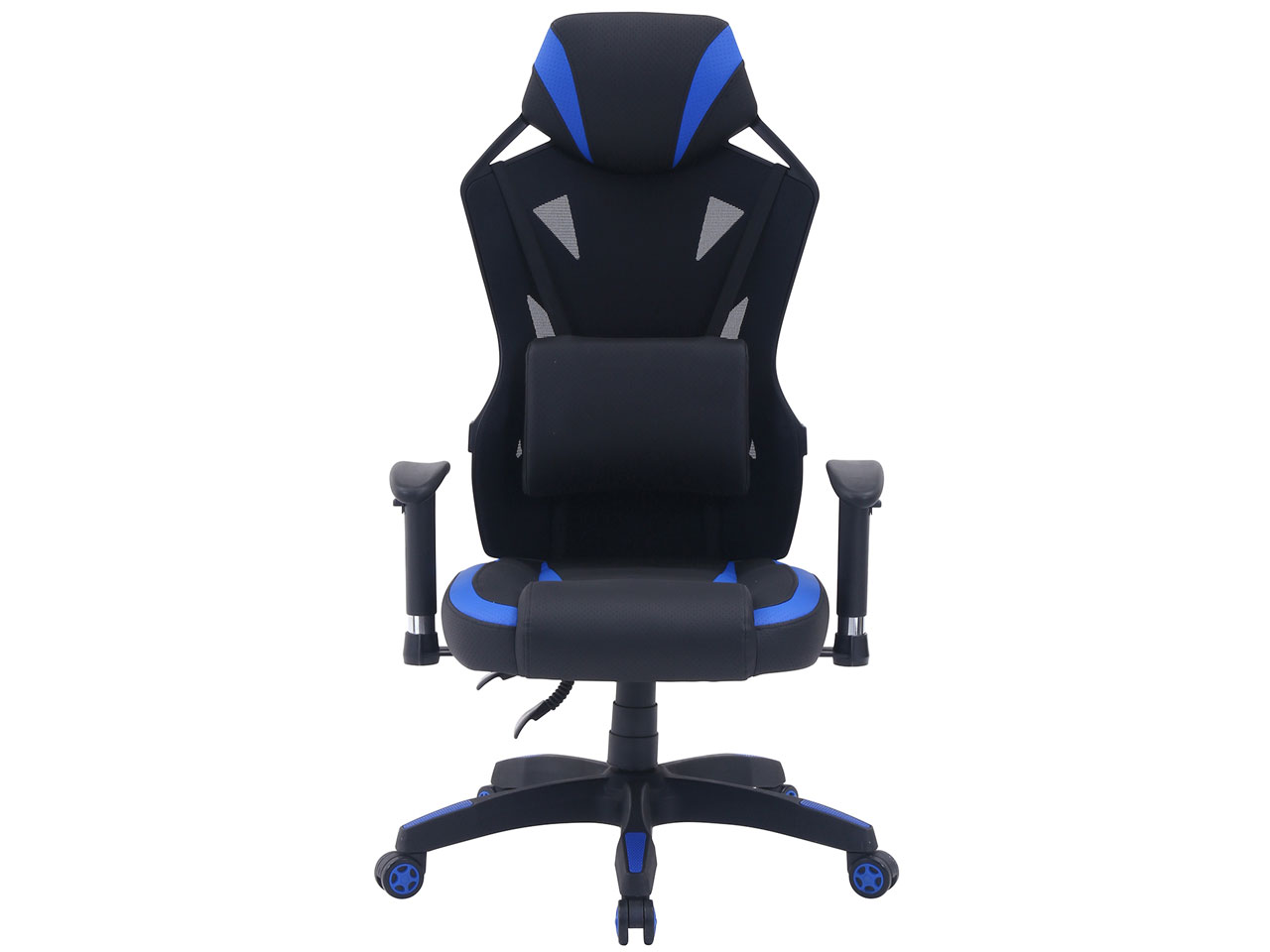 不二貿易 メッシュゲーミングチェア レイズ BL 19428 [ブルー] 価格