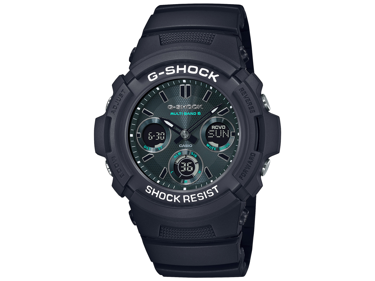 G-SHOCK Black and Green Series AWG-M100SMG-1AJF �̐��i�摜