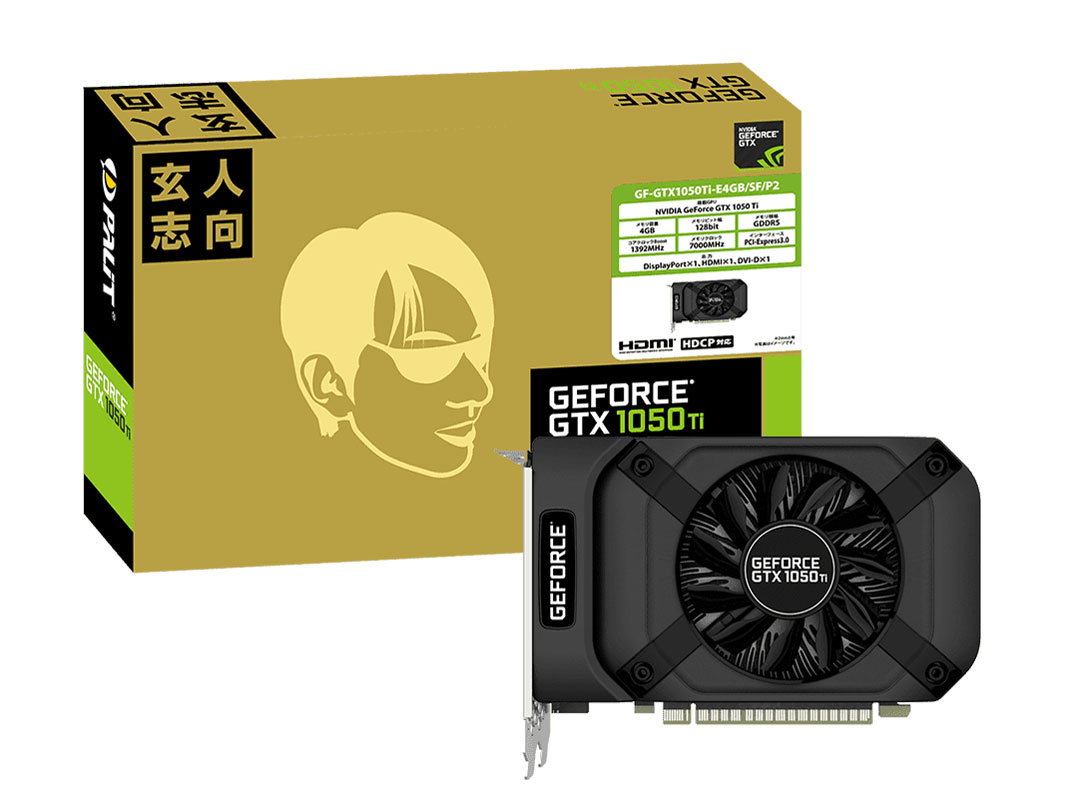 GF-GTX1050Ti-E4GB/SF/P2 [PCIExp 4GB] �̐��i�摜