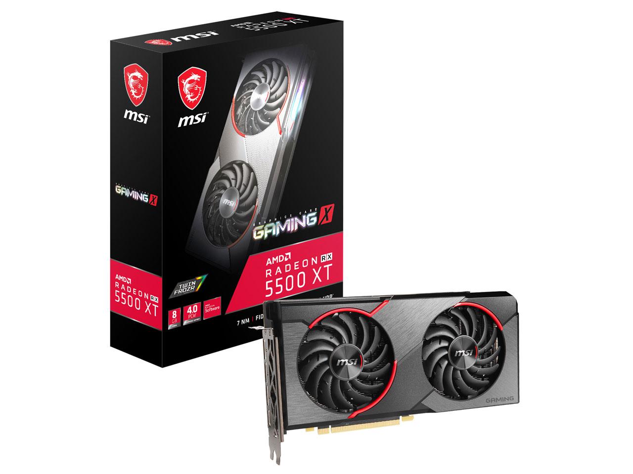 Radeon RX 5500 XT GAMING X 8G J [PCIExp 8GB] �̐��i�摜