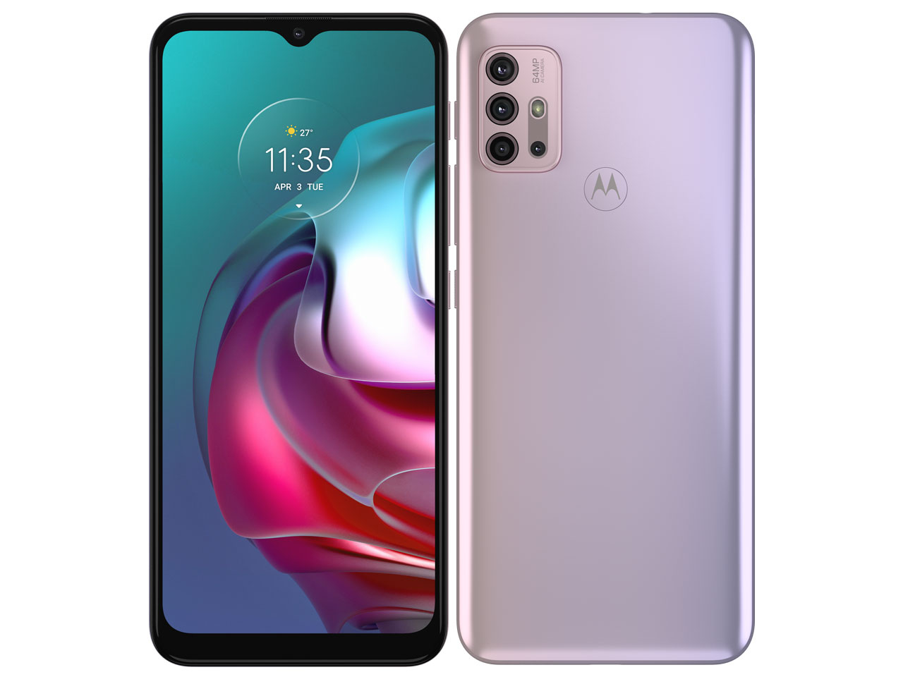 moto g30 SIM�t���[ [�p�X�e���X�J�C] �̐��i�摜