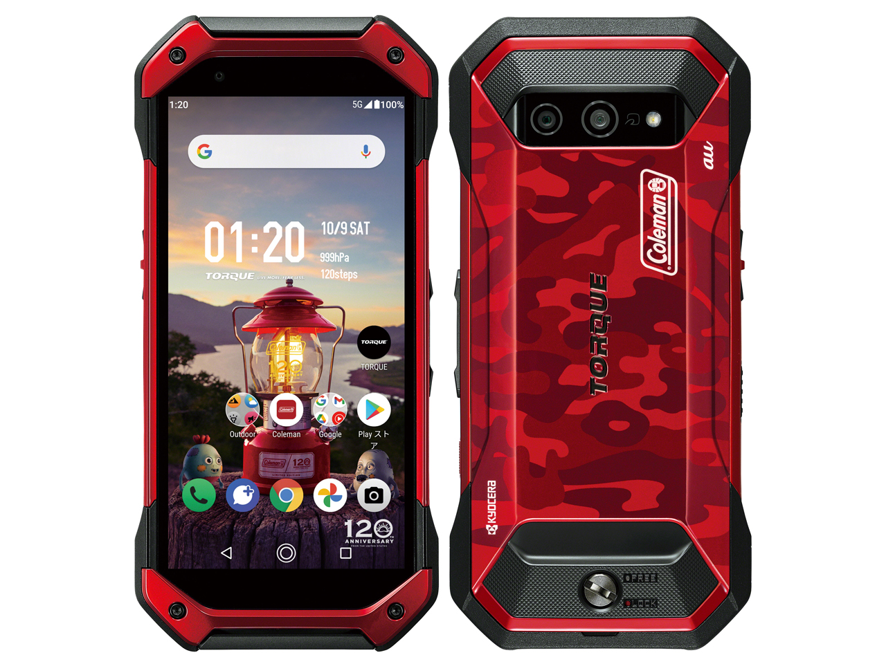 世界の - KYOCERA TORQUE TORQUE 5G KYG01 京セラ レッド 5G スマートフォン/携帯電話