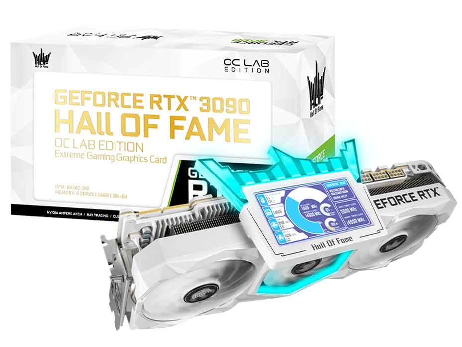 GALAKURO GK-RTX3090/HOF OC LAB ED+PANEL [PCIExp 24GB] �̐��i�摜