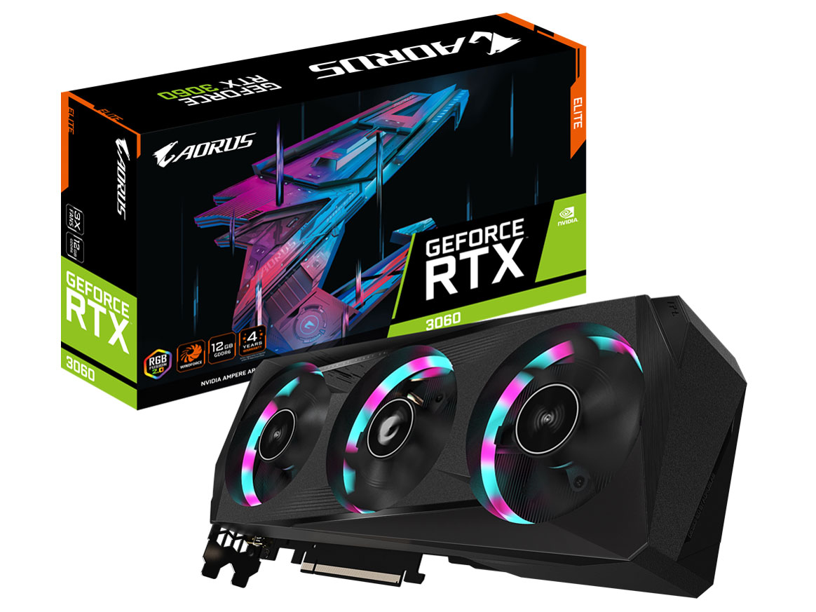 GV-N3060AORUS E-12GD [PCIExp 12GB] �̐��i�摜
