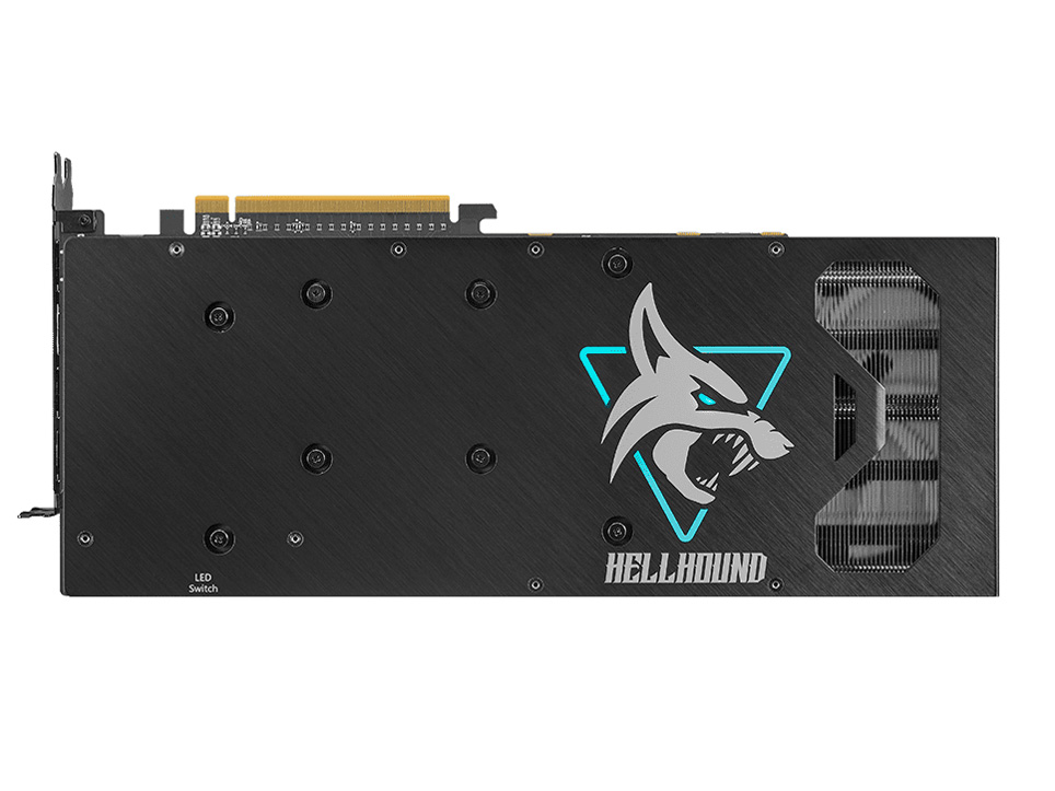 PowerColor Hellhound AMD Radeon RX 6700XT 12GB GDDR6 AXRX 6700XT 12GBD6-3DHL [PCIExp 12GB]