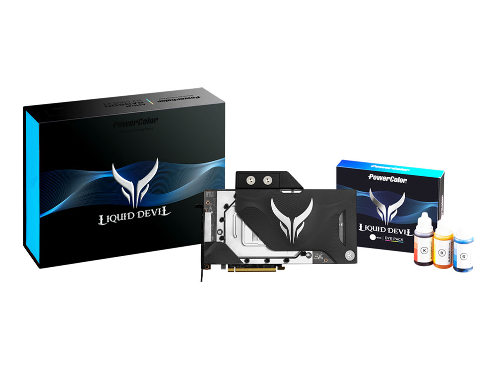 PowerColor Liquid Devil AMD Radeon RX 6800XT 16GB GDDR6 AXRX 6800XT 16GBD6-W2DHC/OC [PCIExp 16GB]