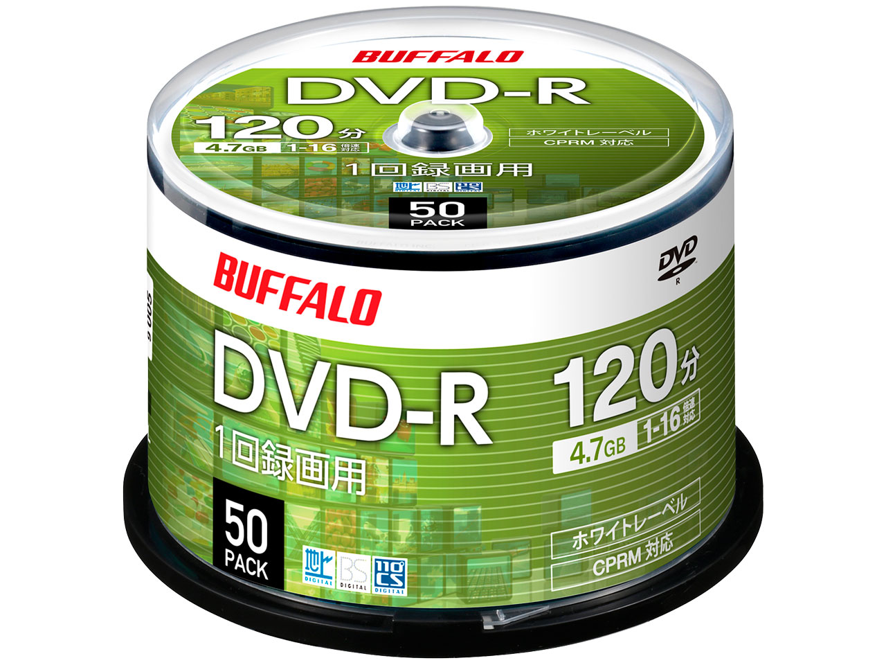 RO-DR47V-050PW/N [DVD-R 16�{�� 50���g] �̐��i�摜