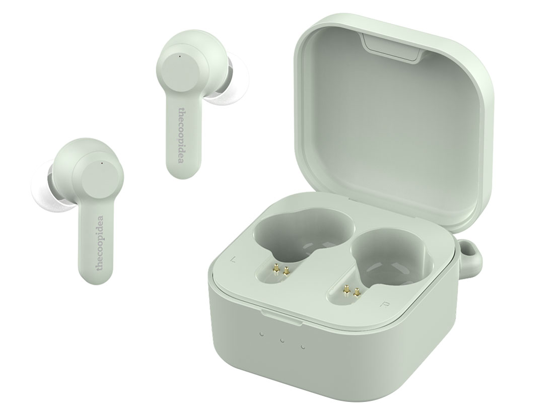 The Coop Idea　完全ワイヤレスイヤフォン BEANS PRO ACTIVE　CI-0033　ブルー The Coopideanoの完全ワイヤレスイヤホン、CARGOのご紹介です。