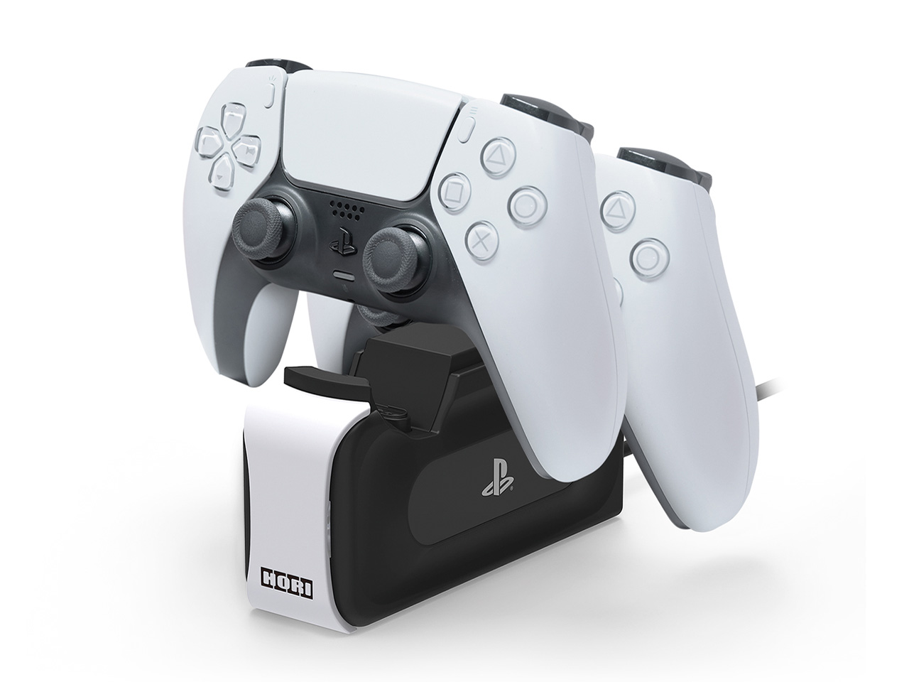 DualSense ���C�����X�R���g���[���[��p �[�d�X�^���h �_�u�� for PlayStation5 SPF-012 �̐��i�摜