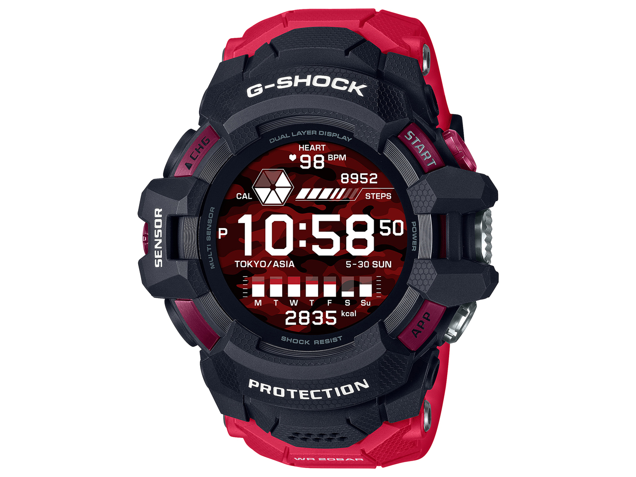 G-SHOCK �W�[�E�X�N���b�h �v�� GSW-H1000-1A4JR �̐��i�摜