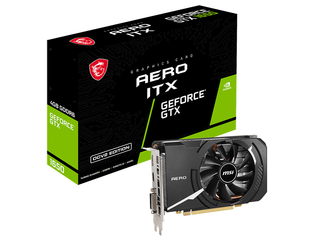 GeForce GTX 1650 D6 AERO ITX OCV2 [PCIExp 4GB] �̐��i�摜