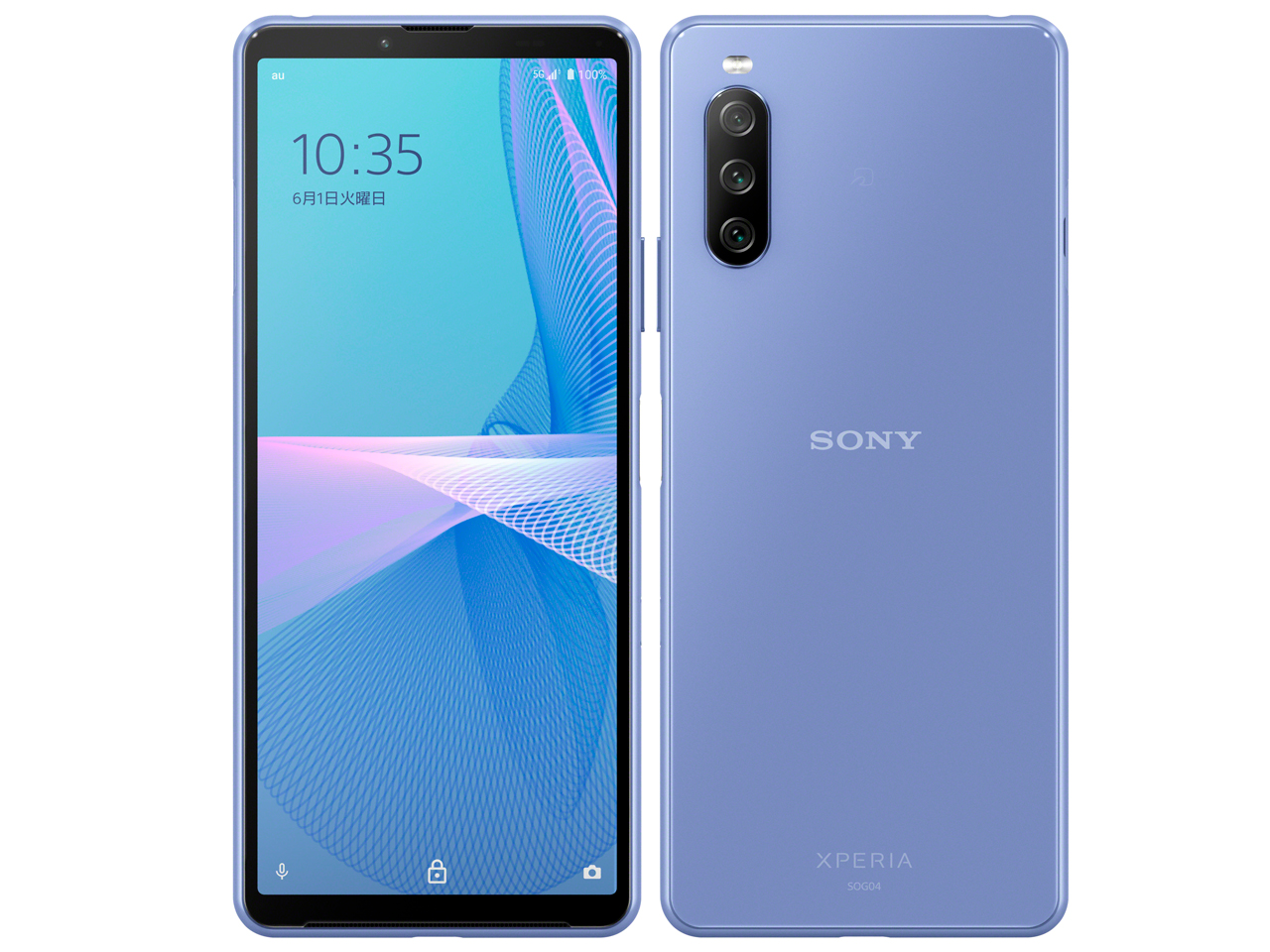 Xperia 10 III SOG04 au [�u���[] �̐��i�摜