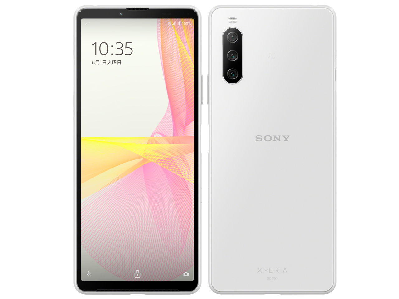 Xperia 10 III SOG04 au [�z���C�g] �̐��i�摜