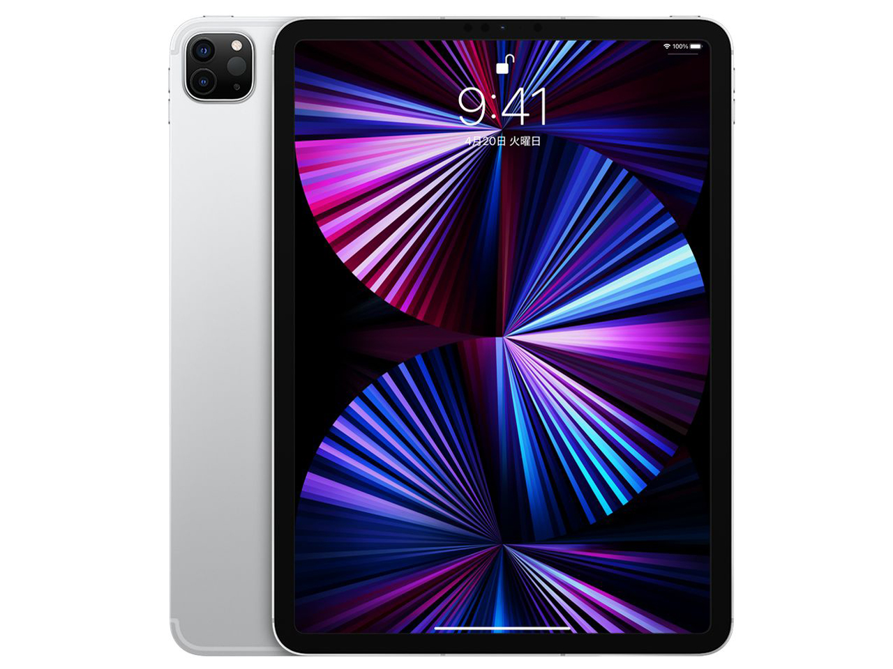iPad Pro 11�C���` ��3���� Wi-Fi+Cellular 256GB 2021�N�t���f�� docomo [�V���o�[] �̐��i�摜