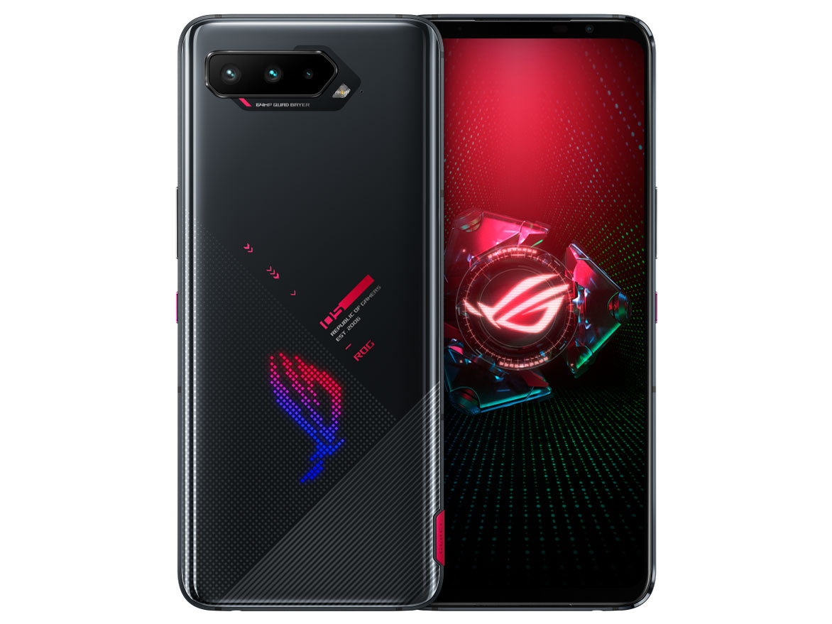 ROG Phone 5 (RAM 16GB���f��) SIM�t���[ [�t�@���g���u���b�N] �̐��i�摜
