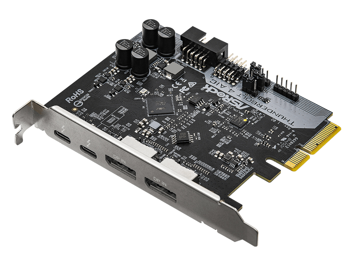 Thunderbolt 4 AIC [USB2.0/Thunderbolt4/DisplayPort] �̐��i�摜