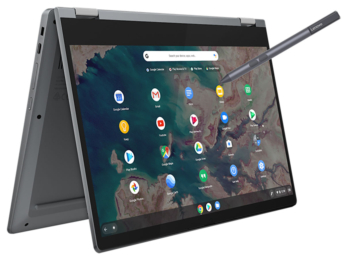 IdeaPad Flex 550i Chromebook Celeron 5205U�E4GB�������[�E64GB eMMC�E13.3�^�t��HD�t������ �}���`�^�b�`�Ή� 82B8001NJP