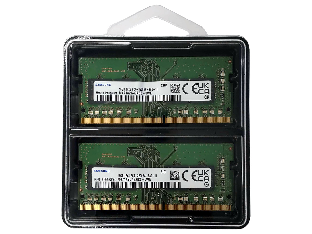 aiuto�Z���N�g�������[ AU-2XM471A2G43AB2-CWE [SODIMM DDR4 PC4-25600 16GB 2���g] �̐��i�摜