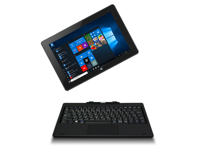 FRONTIER FRT220P(/KD) 2in1 タブレット 着脱式キーボード搭載