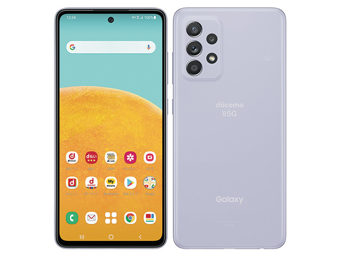 Galaxy A52 5G SC-53B docomo [�I�[�T���o�C�I���b�g] �̐��i�摜