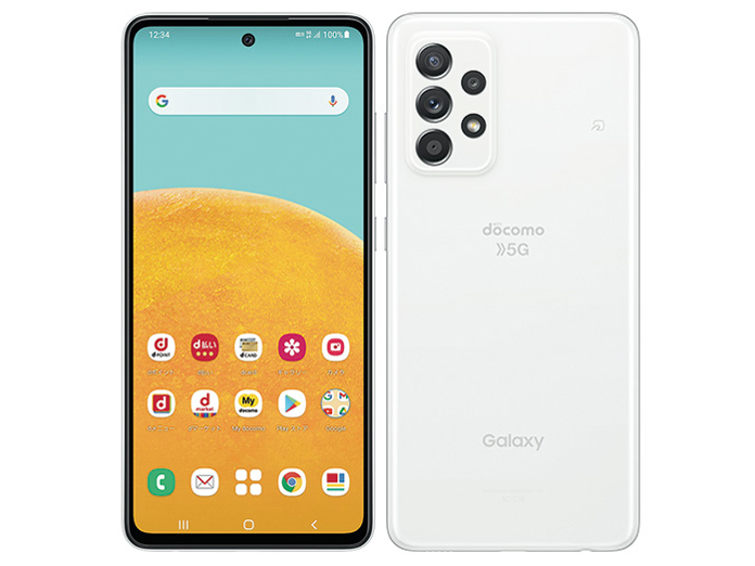 Galaxy A52 5G SC-53B docomo [�I�[�T���z���C�g] �̐��i�摜