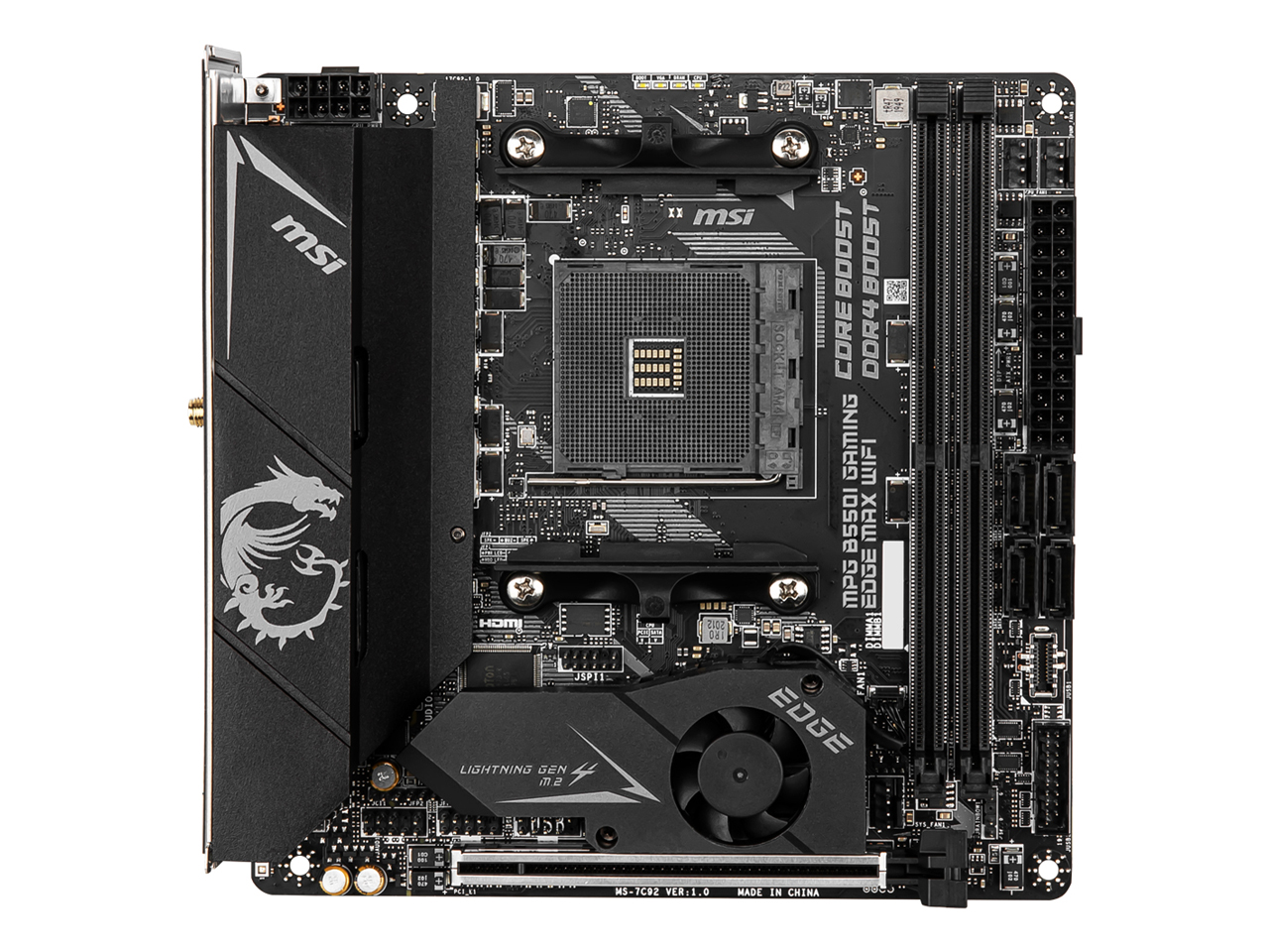 MPG B550I GAMING EDGE MAX WIFI �̐��i�摜