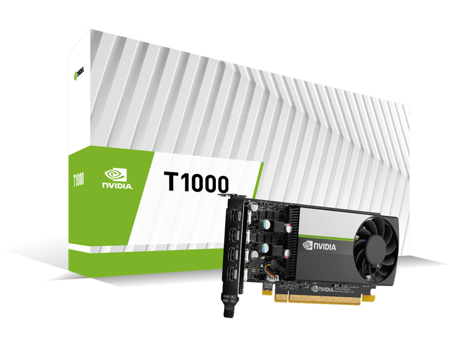 NVIDIA T1000 ENQT1000-4GER [PCIExp 4GB] �̐��i�摜