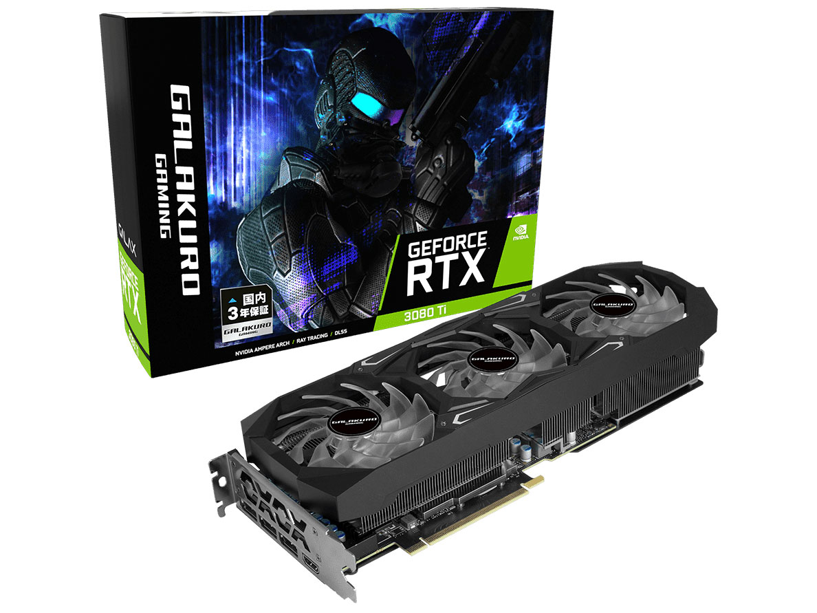 GALAKURO GAMING GG-RTX3080Ti-E12GB/TP [PCIExp 12GB] �̐��i�摜