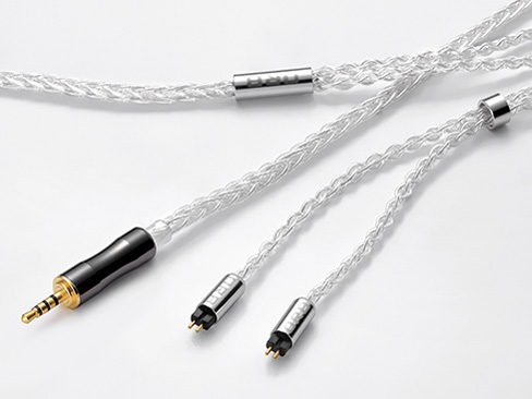 Celestial force C8 Custom IEM 2pin 2.5�� 2.5mm(4��)��2�s�� [1.2m] �̐��i�摜