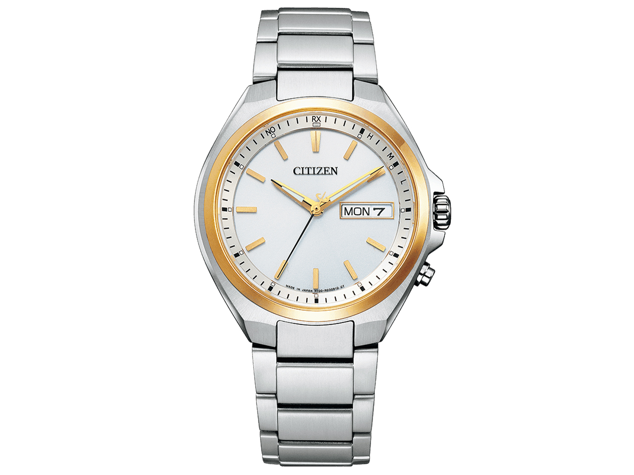 アテッサ エコ・ドライブ電波時計 AT6074-56A