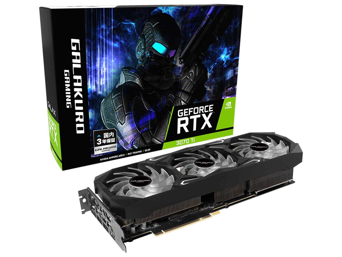 GALAKURO GAMING GG-RTX3070Ti-E8GB/TP [PCIExp 8GB] �̐��i�摜