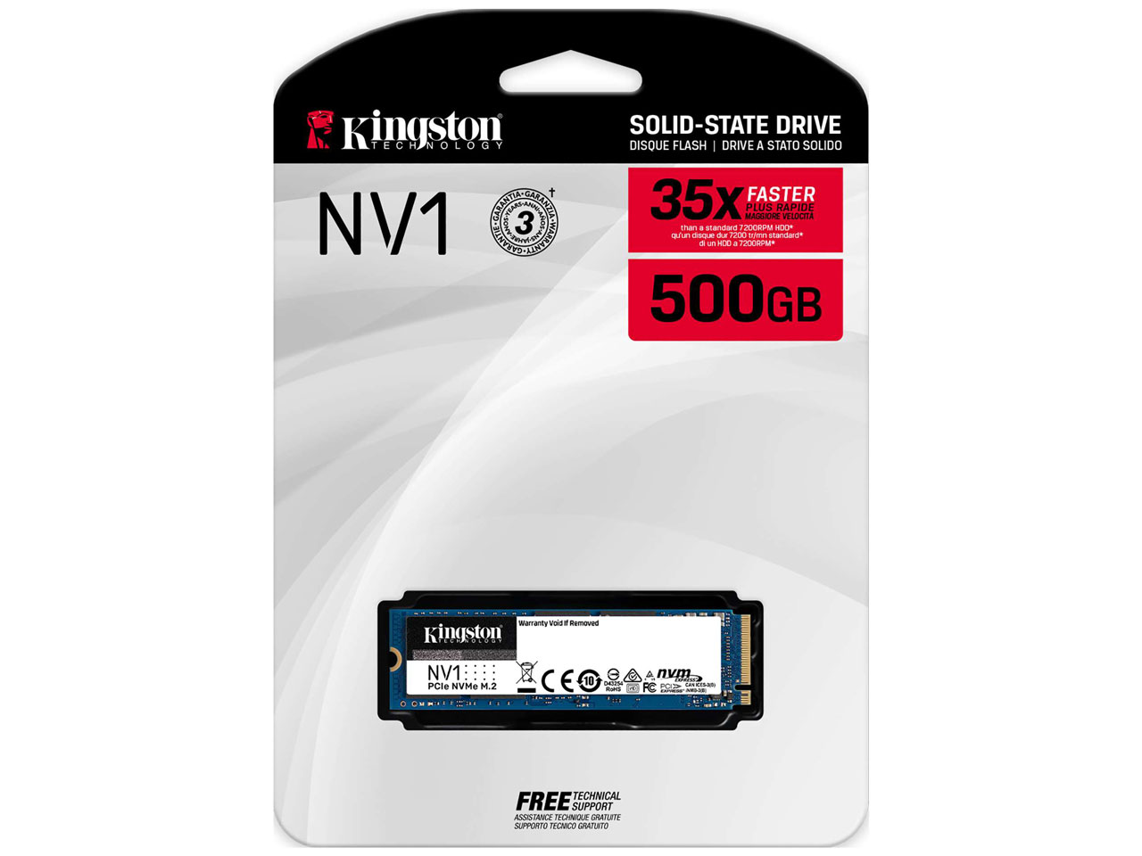 NV1 NVMe PCIe SSD SNVS/500G