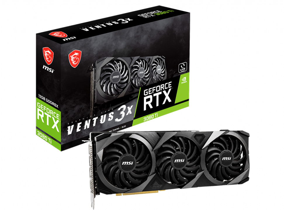 GeForce RTX 3080 Ti VENTUS 3X 12G [PCIExp 12GB] �̐��i�摜