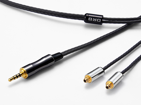 Clear force Nova 2nd generation Pentaconn ear 2.5�� 2.5mm(4��)�̐�p�[�q [1.2m] �̐��i�摜