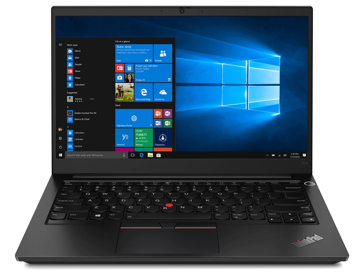 ThinkPad E14 Gen 2 Windows 10 Pro�EAMD Ryzen 5 4500U�E8GB�������[�E256GB SSD�E14�^�t��HD�t������ 20T6S0WP00 �̐��i�摜