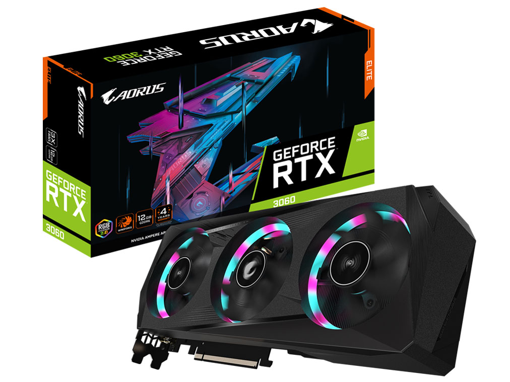 AORUS GV-N3060AORUS E-12GD Rev2.0 [PCIExp 12GB] �̐��i�摜